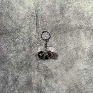 Stüssy Metal Dice Keychain